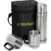 Admiral Stainless Steel Vacuum Flask & Mug Set