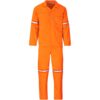 Trade Polycotton Conti Suit - Reflective Arms & Legs - Orange Tape