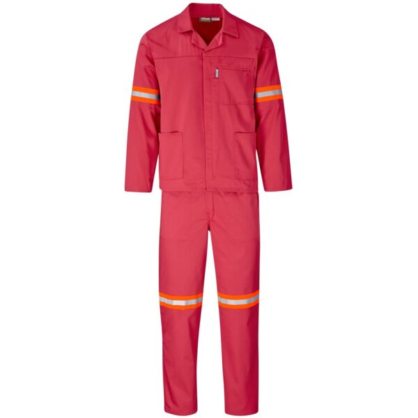 Trade Polycotton Conti Suit - Reflective Arms & Legs - Orange Tape