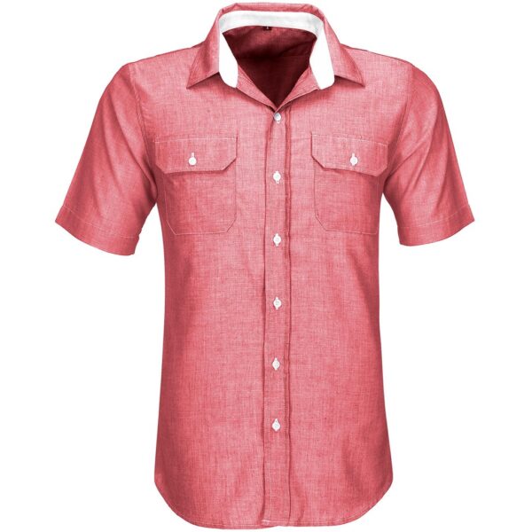 Mens Short Sleeve Windsor Shirt