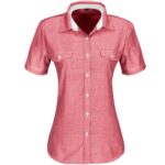 Ladies Short Sleeve Windsor Shirt