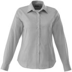 Ladies Long Sleeve Wilshire Shirt Grey Only