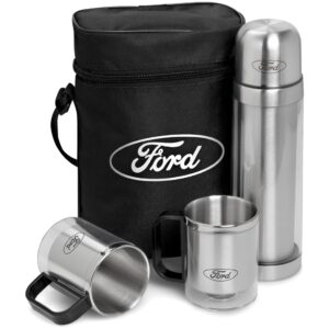 Admiral Stainless Steel Vacuum Flask & Mug Set