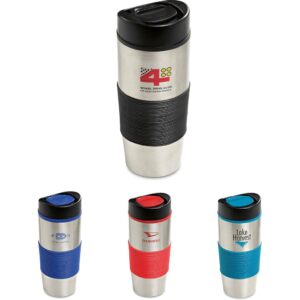 Ridge Stainless Steel & Plastic Double-Wall Tumbler - 450ml