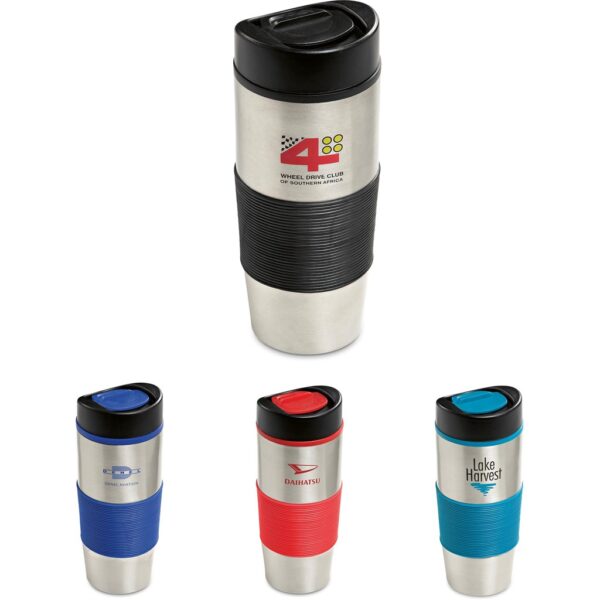 Ridge Stainless Steel & Plastic Double-Wall Tumbler - 450ml