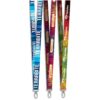 Lobster Clip Double-Sided Sublimation Satin Lanyard