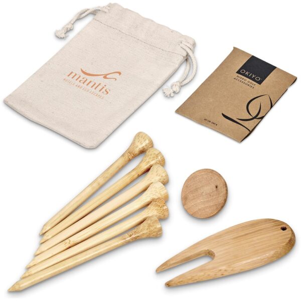 Okiyo Nikko Bamboo Golf Accessories Set