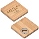 Altitude Drifter Bamboo Bottle Opener Coaster