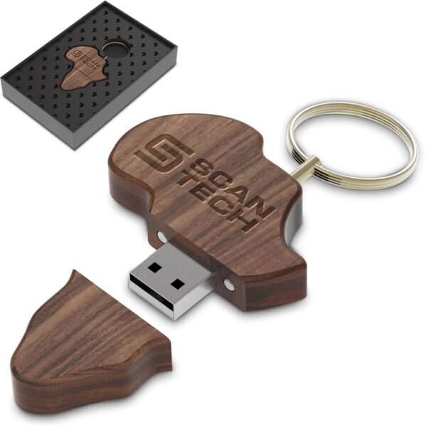 Andy Cartwright Afrique Flash Drive Keyholder - 16GB