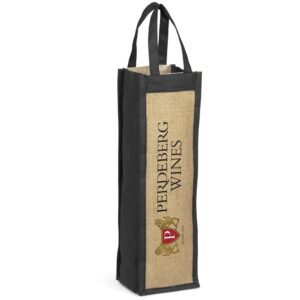 Bordeaux Jute Wine Tote