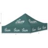 Ovation Sublimated Gazebo 2m X 2m - Roof  (Excludes Hardware)