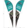 Legend 4m Sublimated Sharkfin Double-Sided Flying Banner Skin (Excludes Hardware)