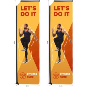 Legend 3m Sublimated Telescopic Flying Banner Skin - Set Of 2 (Excludes Hardware)