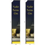 Legend 4m Sublimated Telescopic Flying Banner Skin - Set Of 2 (Excludes Hardware)