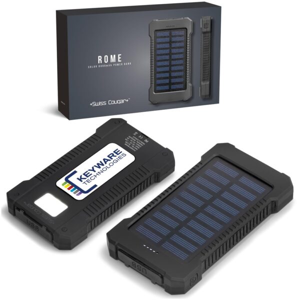 Swiss Cougar Rome Solar Power Bank - 8