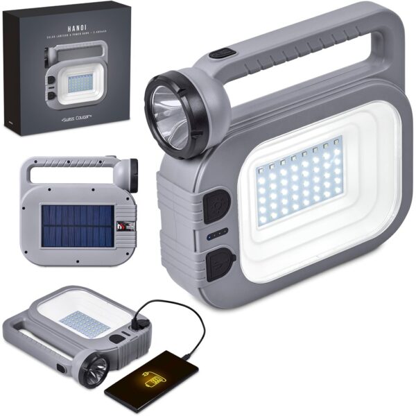 Swiss Cougar Hanoi Solar Lantern & Power Bank