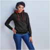 Ladies Solo Hooded Sweater