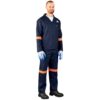 Technician 100% Cotton Conti Suit - Reflective Arms & Legs - Orange Tape