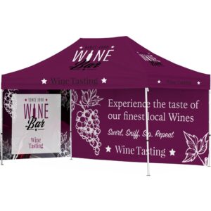 Ovation Sublimated Gazebo 4.5m X 3m - 1 Long Full-Wall Skin - 1 Short Full-Wall Skin