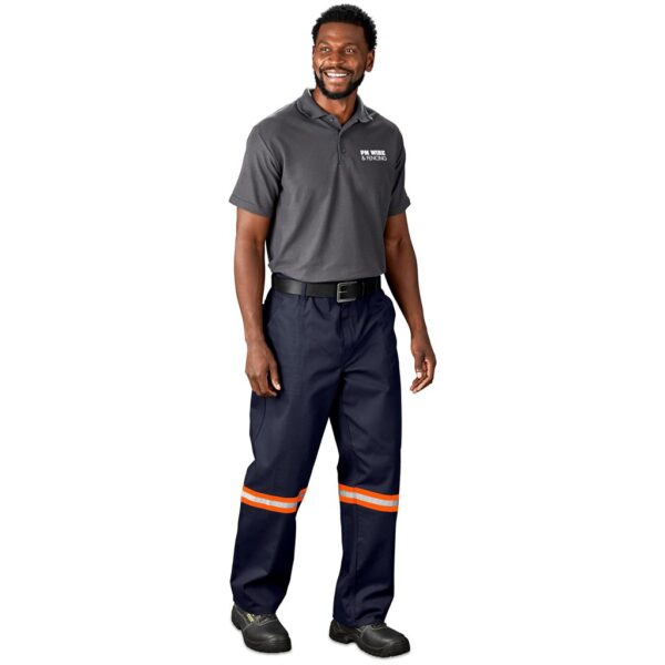 Artisan Premium 100% Cotton Pants - Reflective Legs - Orange Tape