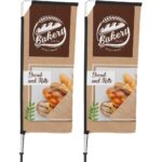 Legend 2m Telescopic Flying Banner (Set of 2)