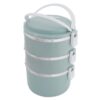 Stackable 3-Layer Lunch Container Set
