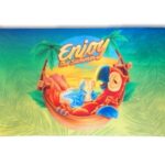 Smooth Custom Single-Sided Beach Towel - Large